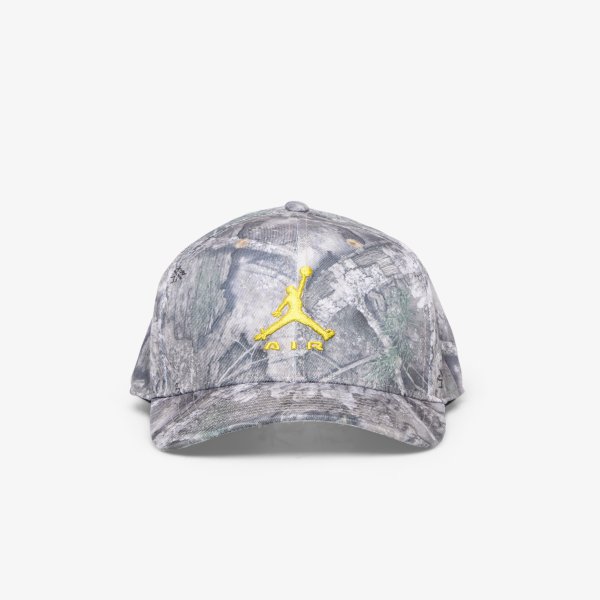 Kšiltovka Jordan Rise Structured Camo Hat White/ Bright Citron S/M