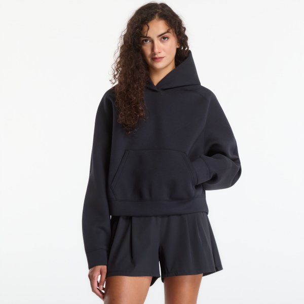 Mikina Nike Pregame Fleece Women's Oversized Hoodie Black/ Black XL
