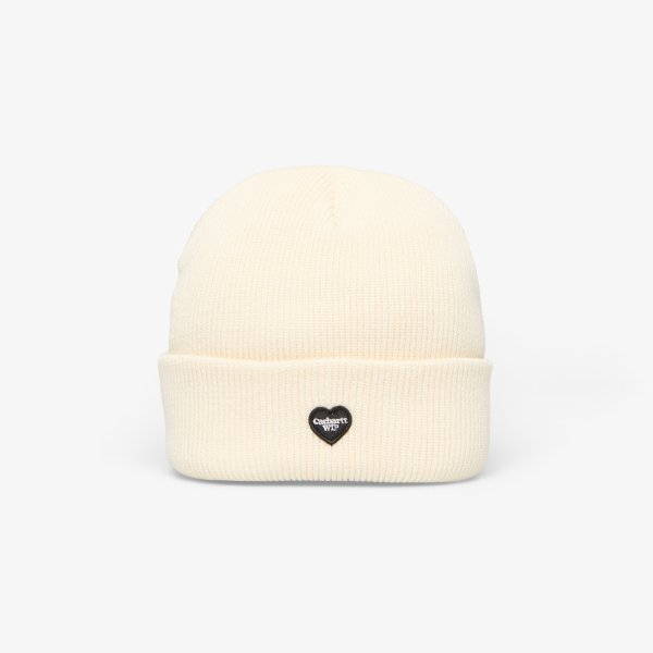Čepice Carhartt WIP Small Heart Beanie Natural Universal