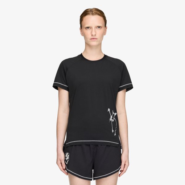 Košile Y-3 x Chito Graphic Running Short Sleeve Tee Black S
