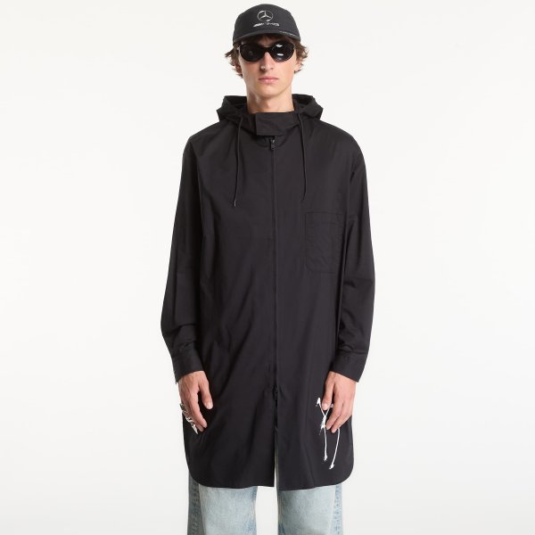 Košile Y-3 Chito Graphic Hooded Cotton Shirt Black S