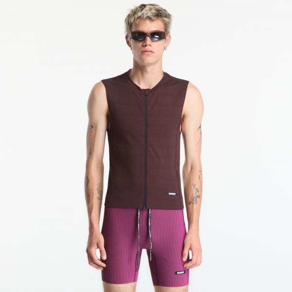 Vesta BANDIT Men's AirKnit™ Distance Sleeveless Zip Espresso L