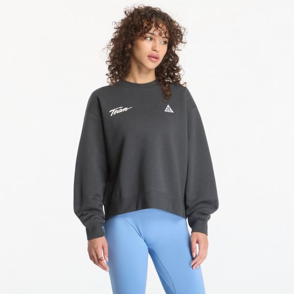Mikina Nike ACG Tuff Fleece Crew-Neck Sweatshirt Dk Smoke Grey/ White L