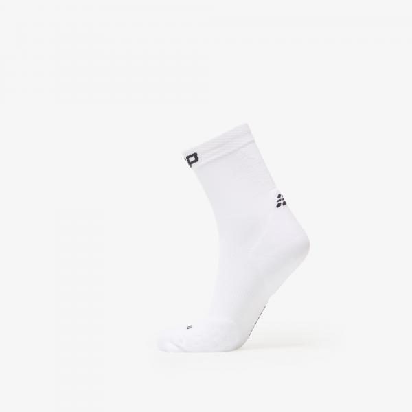 Ponožky CEP Women's Core Run Mid Cut Compression Socks 5.0 1-Pack White L