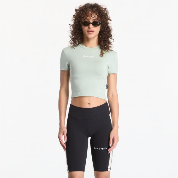 Tričko Palm Angels Classic Logo Baby Tee Sage/ Off White M