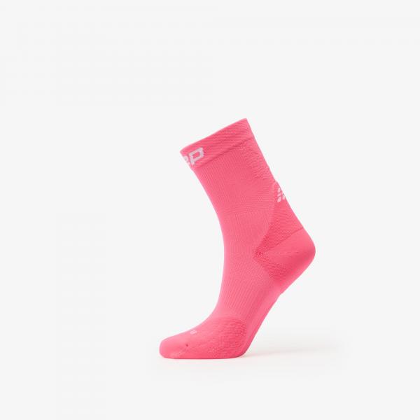 Ponožky CEP Women's Core Run Mid Cut Compression Socks 5.0 1-Pack Pink M