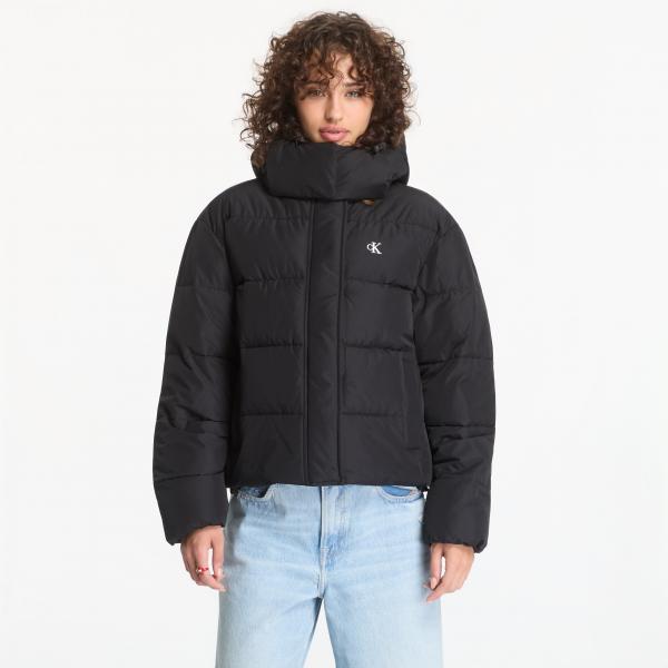 Bunda Calvin Klein Jeans Matte Mw Short Puffe Black S
