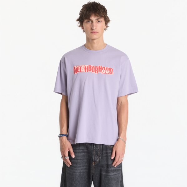 Tričko NEIGHBORHOOD Nh . Tee Ss-15 Purple XL