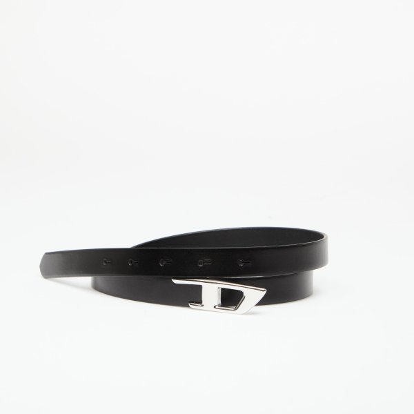Pásek Diesel Logo B-D 2.0 20 Belt Black/ Nickel 100