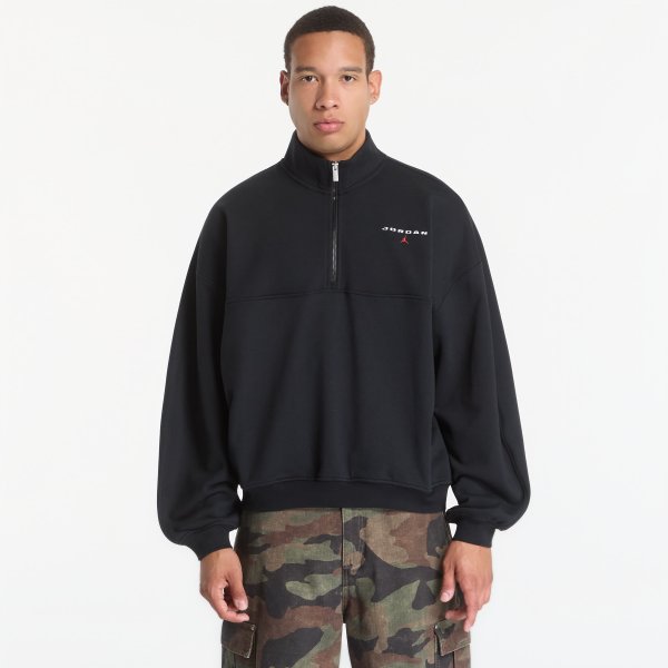 Mikina Jordan Flight Fleece Men's 1/4-Zip Top Black L