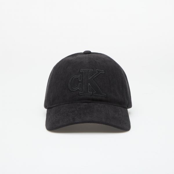 Kšiltovka Calvin Klein Corduroy Seasonal St Black Universal