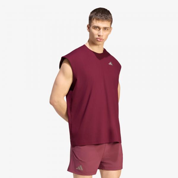 Tričko adidas Tennis Climacool+ Oversized Sleeveless T-Shirt Maroon L
