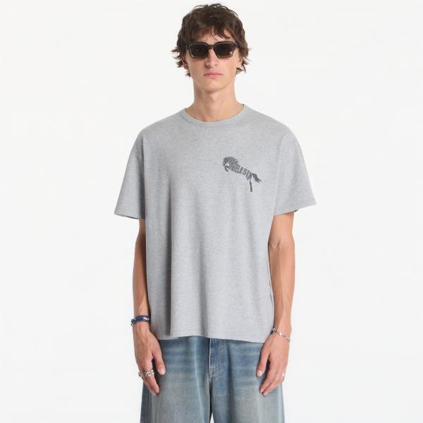 Tričko MM6 T-Shirt Grey Melange XL