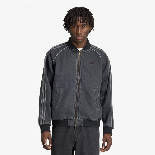 Bunda adidas SST Denim Track Top True Black Denim L