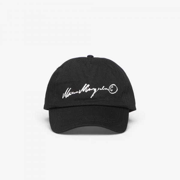 Kšiltovka MM6 Hat Black/ Ecru Print Universal