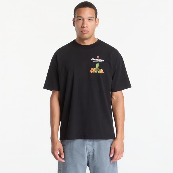 Tričko PLEASURES Delivery T-Shirt Black M