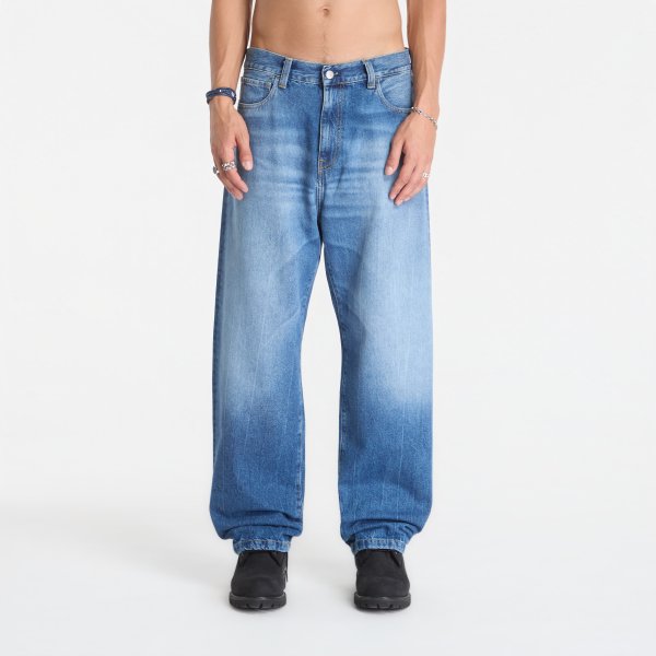 Džíny Carhartt WIP Landon Pant Blue Marble Used Wash 34