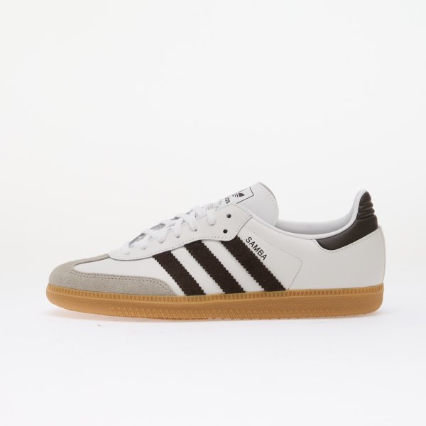 Boty adidas Samba OG Kids Ftwr White/ Aurora Coffee/ Gum 3 4