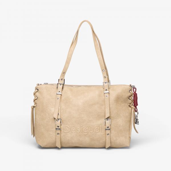 Kabelka Desigual Half Logo Lanuza Bag White Universal