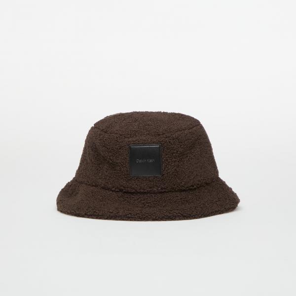Klobouk Calvin Klein All-Over Sherpa W/ Patch Bucket Delicioso OS