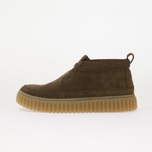 Boty Clarks Torhill Lace Hi Khaki Nubuck 9