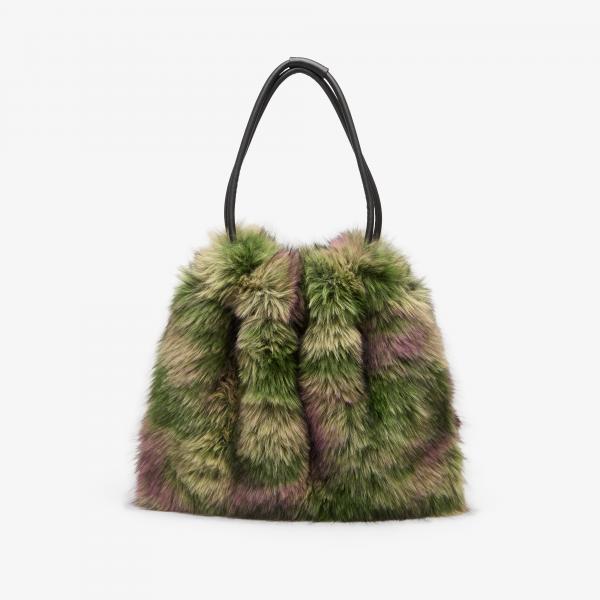 Taška Desigual Camo Fur Lacroix Bag Green Universal