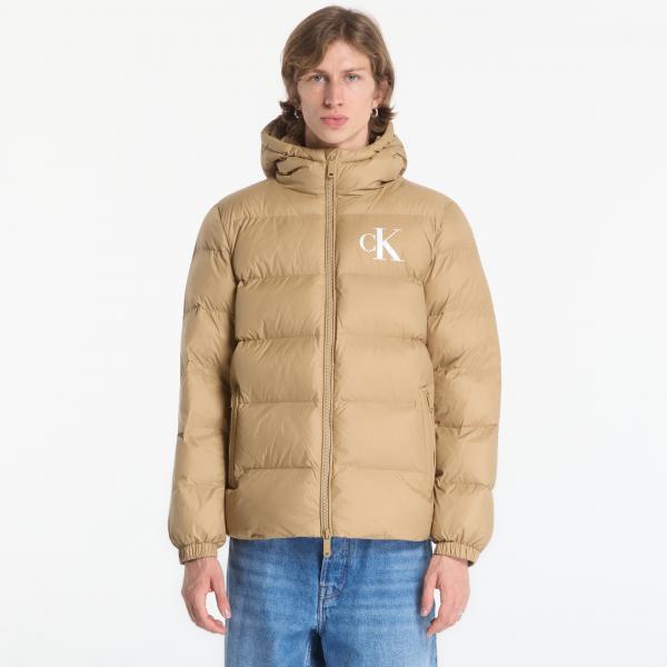 Bunda Calvin Klein Jeans Ls Ltwt Nyln Paded H Brown S