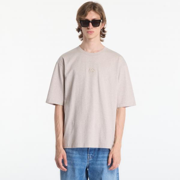 Tričko Filling Pieces T-Shirt Boxy Embroidered Melange Pure XL