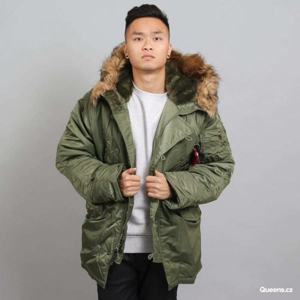 Bunda Alpha Industries N-3B Heritage Sage-Green M