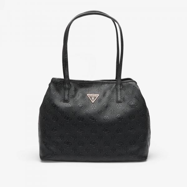 Kabelka GUESS Victtoria 2 In 1 Tote Black Logo Universal