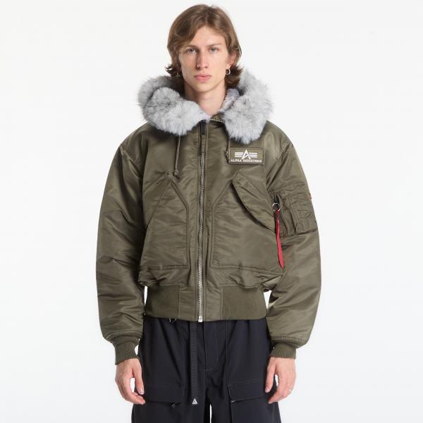 Bunda Alpha Industries 45/P Hooded Custom Mud Olive S