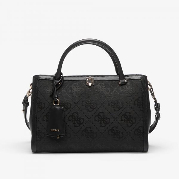 Kabelka GUESS Audrey Logo Girlfriend Satchel Black Logo Universal