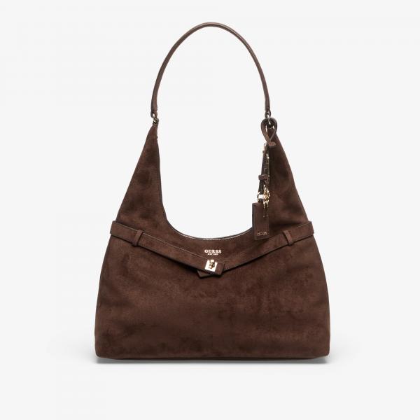 Kabelka GUESS Ella Hobo Espresso Universal