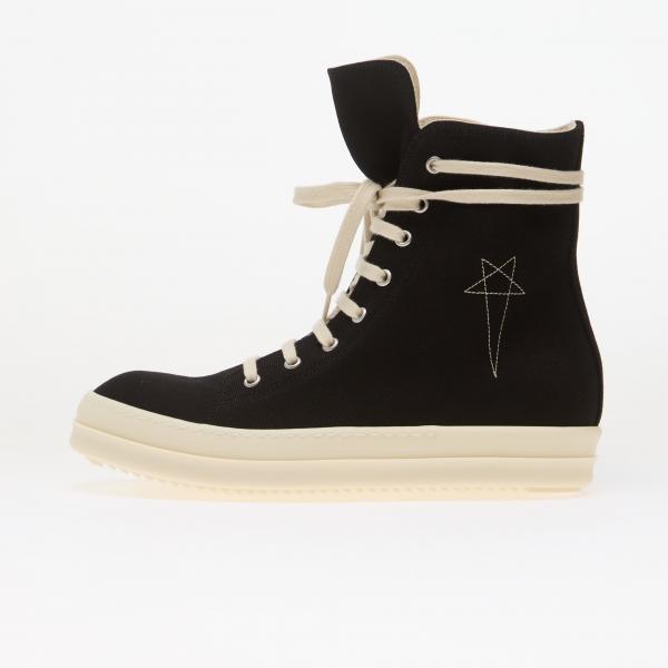 Tenisky Rick Owens DRKSHDW Denim Shoes - Vegan Sneaks Black/ Pearl/ Milk EUR 39