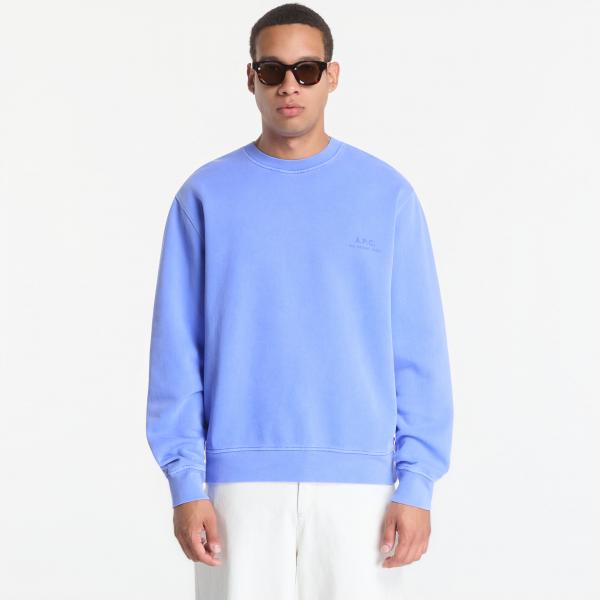 Mikina A.P.C. Sweatshirt Fernando Blueberry M