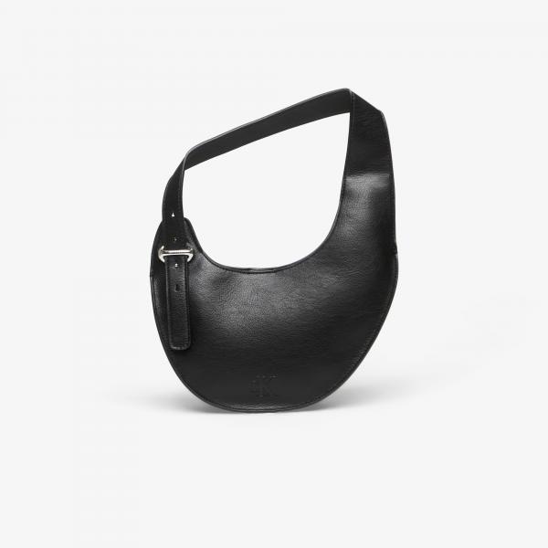 Kabelka Calvin Klein Asym Buckle Shoulder Bag Black OS