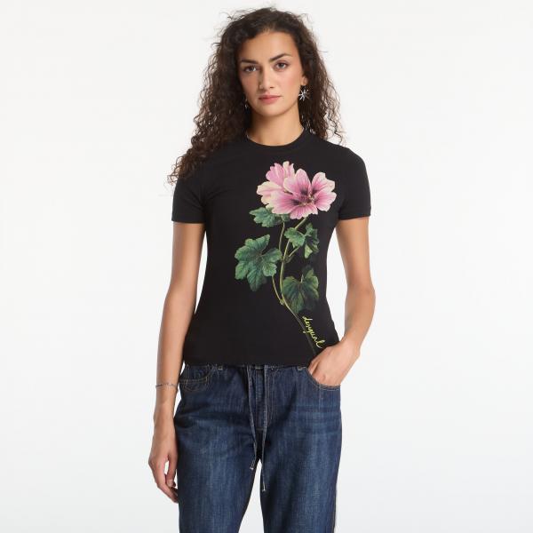 Tričko Desigual Sapporo T-Shirt Black M