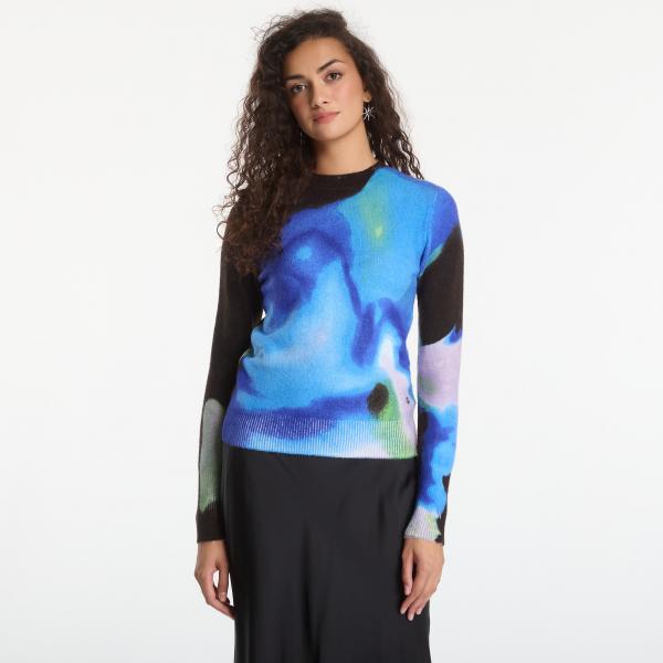 Svetr Desigual Clouds Lacroix Pullover Blue M