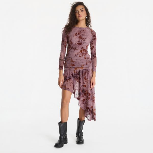 Šaty Desigual Oporto Dress Red M