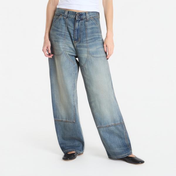 Džíny Carhartt WIP Oakland Pant Blue Worn Used Wash XS
