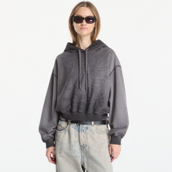 Mikina Diesel F-Sunny-Hood Sweat-Shirt Plum Kitten M