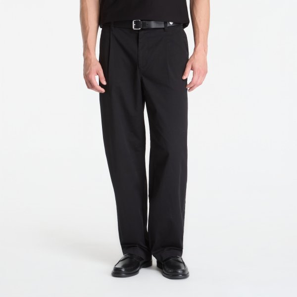 Kalhoty Calvin Klein Jeans Washed Comfort Cotton Half Elastic Pants Black 33
