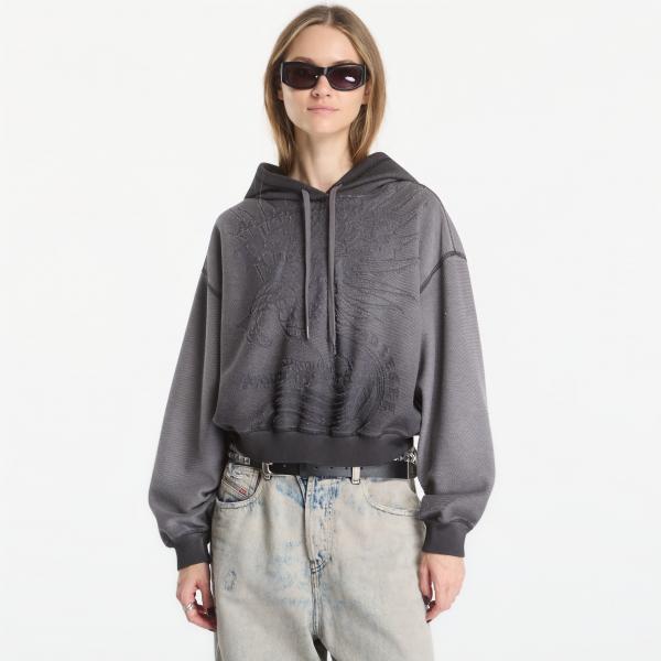 Mikina Diesel F-Sunny-Hood Sweat-Shirt Plum Kitten S