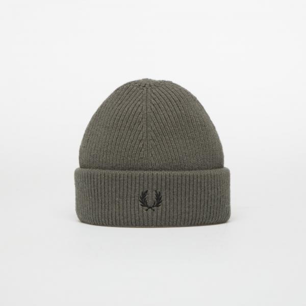 Čepice FRED PERRY Classic Wool Beanie Lrl Wrth Green Universal