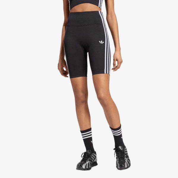 Šortky adidas Originals Essentials 3 Stripes Seamless Shorts 5 Inch UNISEX Black M