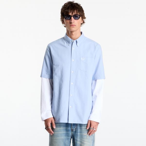 Košile FRED PERRY Oxford Shirt Light Smoke S