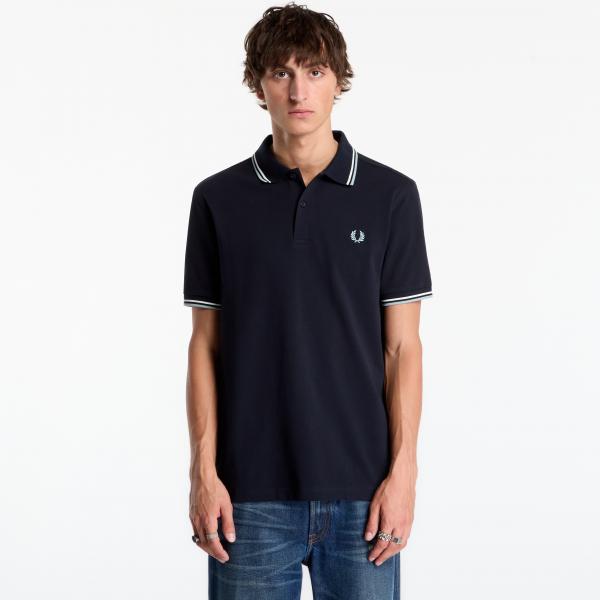 Tričko FRED PERRY Twin Tipped Fred Perry Shirt Navy XXL