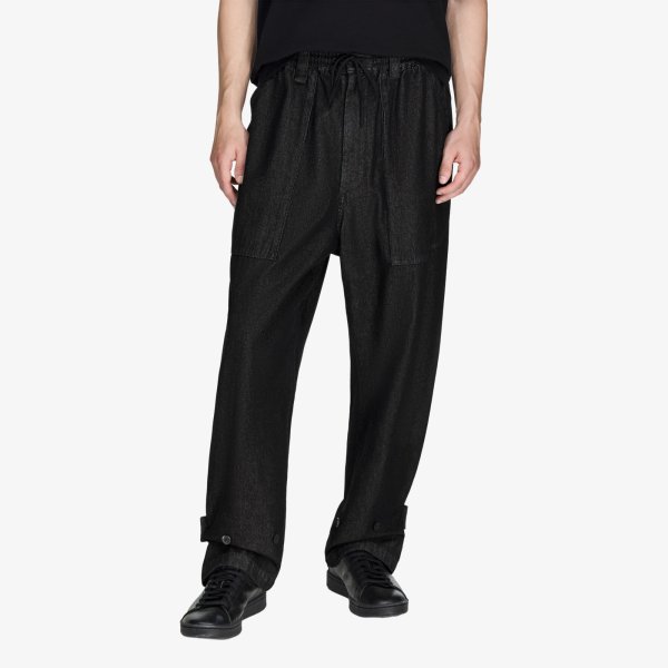 Džíny Y-3 Denim Wide Pants Black XL