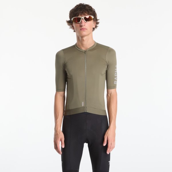 Dres Rapha Men's Pro Team Training Jersey III Moss Green/ Smoky Silver L