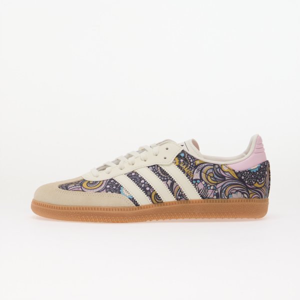 Boty adidas x Liberty London Samba OG Kids Core White/ Orchid Fusion/ Gum 2 4